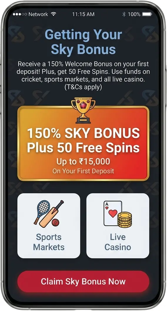 Sky Exchange 500% First-Deposit Bonus